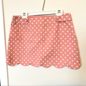 8seconds Pink Scalloped Mini Skirt NWT - medium